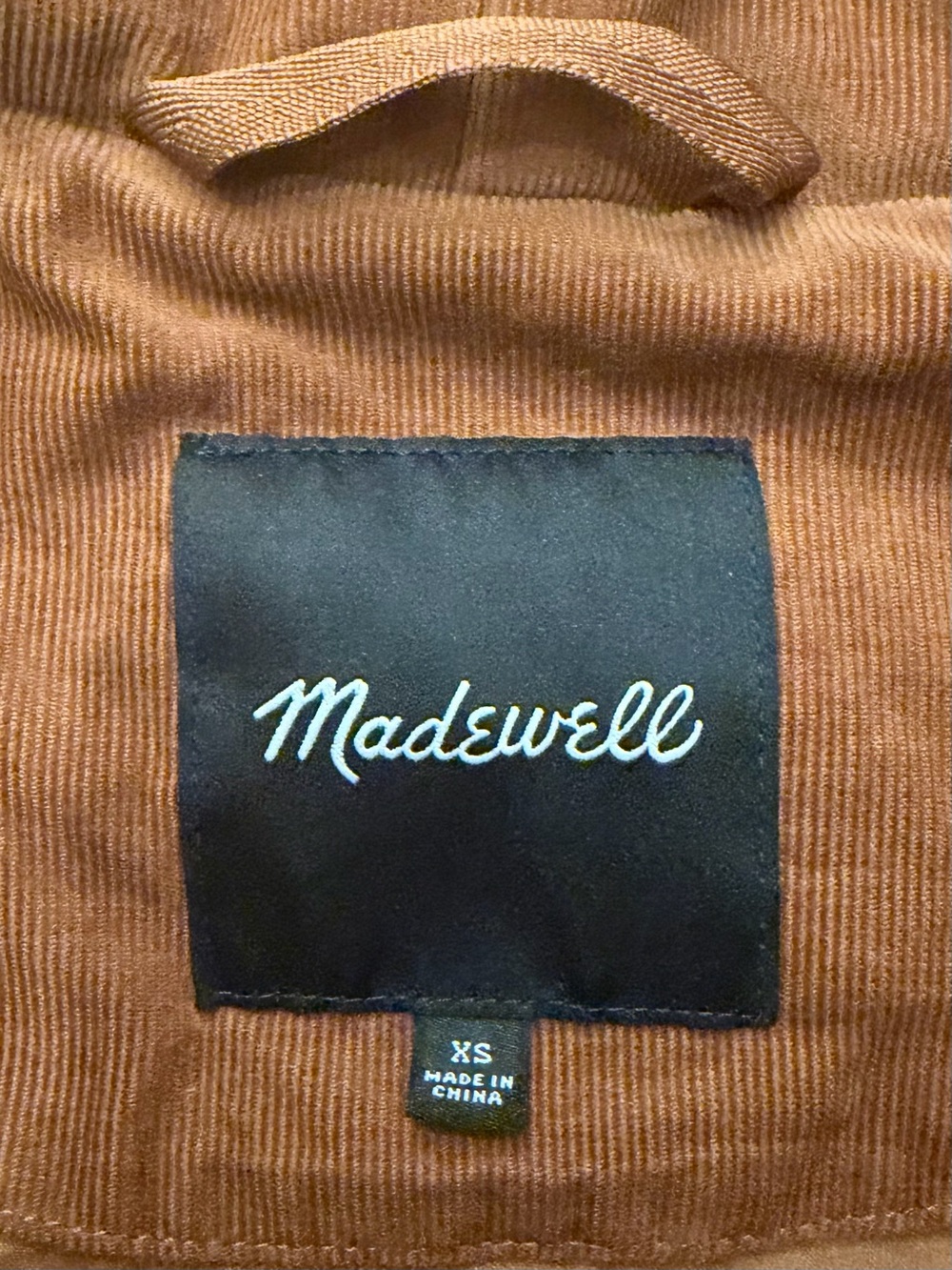 Madewell Chestnut Corduroy Puffer Jacket - Picture 3 of 6